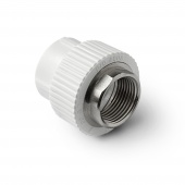 PROAQUA PP-R Муфта комбинированная под ключ ВР Белая  75-2.1/2 — фото, характеристики, купить в CLIMBO