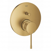 Смеситель однорычажный для ванны GROHE Essence, круглая розетка, холодный рассвет матовый (24058GN1) — фото, характеристики, купить в CLIMBO