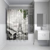 541P18Ri11 Штора для ванной комнаты, коллекция Basic — фото, характеристики, купить в CLIMBO