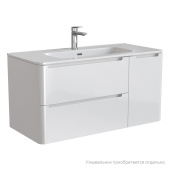 Тумба подвесная, белый, 100 см, Edifice, IDDIS, EDI10W1i95. Подходит умывальник 0101000i28 — фото, характеристики, купить в CLIMBO