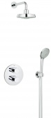 Термостат для душа GROHE Grohtherm 3000 Cosmopolitan с душевым гарнитуром (со встраиваемым механизмом), 34399000 — фото, характеристики, купить в CLIMBO