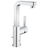 Смеситель для раковины GROHE Lineare с донным клапаном и высоким изливом, 23296000 — фото, характеристики, купить в CLIMBO