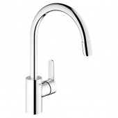 Смеситель для кухни GROHE Eurostyle Cosmopolitan с выдвижным изливом, 31126002 — фото, характеристики, купить в CLIMBO