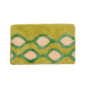 Коврик для ванной комнаты, 50*80 см, акрил, Curved Lines, green, IDDIS, 402A580I12 — фото, характеристики, купить в CLIMBO