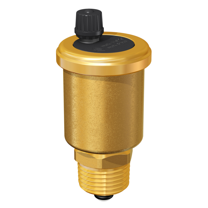 Автоматический воздухоотводчик Flamco Flovent 1/2 с отсечным клапаном — фото, характеристики