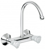 Смеситель для кухни GROHE Costa L, настенный с высоким изливом, 31191001 — фото, характеристики, купить в CLIMBO