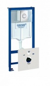 Система инсталляции для унитазов Grohe Rapid SL, 38813001 (4 в 1, с кнопкой смыва) — фото, характеристики, купить в CLIMBO