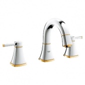 Смеситель для раковины GROHE Grandera с донным клапаном и низким изливом, 20417IG0 — фото, характеристики, купить в CLIMBO