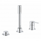 Смеситель для ванны GROHE Lineare New на 3 отверстия, хром (19965001) — фото, характеристики, купить в CLIMBO