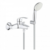 Смеситель для ванны GROHE Eurosmart New с душевым набором, хром (3330220A) — фото, характеристики, купить в CLIMBO