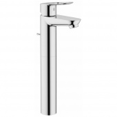 Смеситель для раковины GROHE BauLoop с донным клапаном, свободностоящий, хром (32856000) — фото, характеристики, купить в CLIMBO