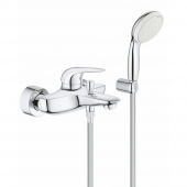 Смеситель для ванны GROHE Eurostyle New Solid с душевым набором, хром (2372930A) — фото, характеристики, купить в CLIMBO