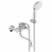 Смеситель универсальный GROHE Costa S с душевым гарнитуром New Tempesta 100, один режим, 9,5 л/мин, хром (2679210A) — фото, характеристики, купить в CLIMBO