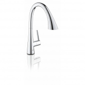 Смеситель для кухни GROHE Zedra Touch cенсорный однорычажный, хром (30219002) — фото, характеристики, купить в CLIMBO