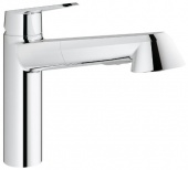 Смеситель для кухни GROHE Eurodisc Cosmopolitan с выдвижной лейкой, 32257002 — фото, характеристики, купить в CLIMBO