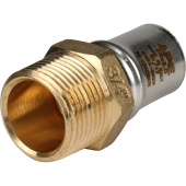 STOUT Переходник с наружной резьбой 3/4"х20 для металлопластиковых труб прессовой — фото, характеристики, купить в CLIMBO