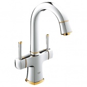 Смеситель для раковины GROHE Grandera с донным клапаном и поворотным изливом, 21107IG0 — фото, характеристики, купить в CLIMBO