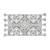Коврик для ванной комнаты с кисточками, 50x80, микрофибра, серый, IDDIS — фото, характеристики, купить в CLIMBO