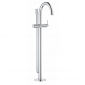Смеситель для ванны GROHE Atrio New с душевым гарнитуром, верхняя монтажная часть, напольный монтаж, хром (32653003) — фото, характеристики, купить в CLIMBO