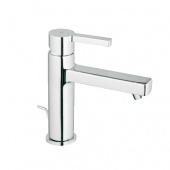 Смеситель для раковины GROHE Lineare с донным клапаном и средним изливом, 23443000 — фото, характеристики, купить в CLIMBO