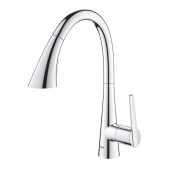 Смеситель для кухни GROHE Zedra New с выдвижной лейкой, хром (32294002) — фото, характеристики, купить в CLIMBO