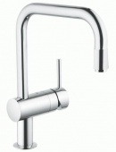 Смеситель для кухни GROHE Minta с выдвижным U-изливом, 32067000 — фото, характеристики, купить в CLIMBO
