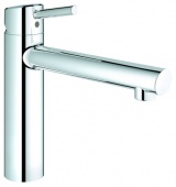 Смеситель для кухни GROHE Concetto со средним изливом для монтажа перед окном, 31210001 — фото, характеристики, купить в CLIMBO
