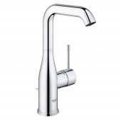 Смеситель для раковины GROHE Essence+ с донным клапаном и высоким изливом, 32628001 — фото, характеристики, купить в CLIMBO