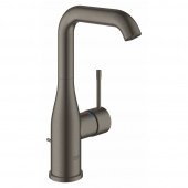 Смеситель для раковины GROHE Essence New с донным клапаном, L-Size, темный графит матовый (32628AL1) — фото, характеристики, купить в CLIMBO