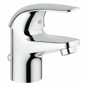 Смеситель для раковины GROHE Euroeco с донным клапаном, хром (23262000) — фото, характеристики, купить в CLIMBO