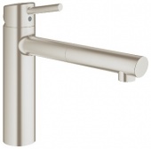 Смеситель для кухни GROHE Concetto с выдвижным изливом, 31129DC1 — фото, характеристики, купить в CLIMBO