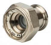 STOUT Разъемное соединение с плоским уплотнением, никелированное 3/4 (SDG-0019-010020) — фото, характеристики, купить в CLIMBO