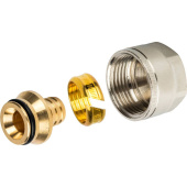 STOUT Фитинг компрессионный для труб PEX 16х2,0х3/4 (сшитый полиэтилен)