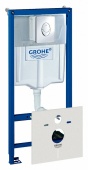 Система инсталляции для унитазов Grohe Rapid SL 38750001 (4 в 1. с кнопкой смыва) — фото, характеристики, купить в CLIMBO