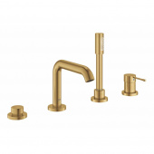 Смеситель для ванны GROHE Essence New с душевым гарнитуром и изливом, холодный рассвет матовый (19578GN1) — фото, характеристики, купить в CLIMBO