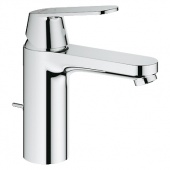 Смеситель для раковины GROHE Eurosmart Cosmopolitan с донным клапаном и энергосберегающим картриджем, средний излив, 2339600E — фото, характеристики, купить в CLIMBO