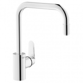 Смеситель для кухни GROHE Eurodisc Cosmopolitan с выдвижным изливом, 31122002 — фото, характеристики, купить в CLIMBO