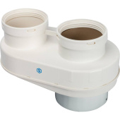 STOUT Элемент дымохода DN80/80 адаптер для подкл. разд. труб (совместимый Vaillant,Ptotherm New ) PP-Ryton — фото, характеристики, купить в CLIMBO