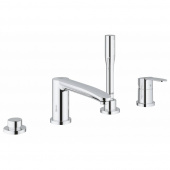 Смеситель для ванны на 4 отверстия GROHE Eurostyle Cosmopolitan с ручным душем и переключателем, хром (23048003) — фото, характеристики, купить в CLIMBO