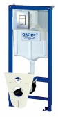 Система инсталляции для унитазов Grohe Rapid SL, 38827000 (4 в 1, с кнопкой смыва) — фото, характеристики, купить в CLIMBO