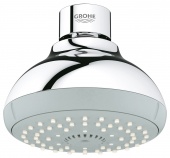 Верхний душ GROHE Tempesta Classic, 4 режима, диаметр 100 мм, 27606000 — фото, характеристики, купить в CLIMBO