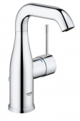 Смеситель для раковины GROHE Essence+ с цепочкой и средним изливом, 23480001 — фото, характеристики, купить в CLIMBO