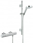 Термостат для душа GROHE Grohtherm 3000 Cosmopolitan с душевым гарнитуром, 34275000 — фото, характеристики, купить в CLIMBO