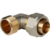 STOUT Угольник-переходник с наружной резьбой 1 1/4"x32 для металлопластиковых труб винтовой (SFS-0006-011432) — фото, характеристики, купить в CLIMBO
