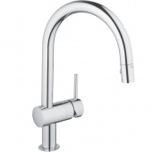Смеситель для кухни GROHE Minta с C-изливом/лейкой, 32321000 — фото, характеристики, купить в CLIMBO