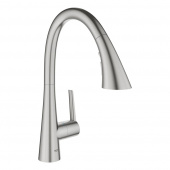 Смеситель для кухни GROHE Zedra New с профессиональной лейкой (3 режима), суперсталь (32294DC2) — фото, характеристики, купить в CLIMBO