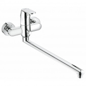 Смеситель для ванны GROHE Eurosmart Cosmopolitan, длинный излив, хром (32847000) — фото, характеристики, купить в CLIMBO
