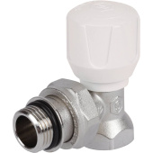 STOUT SVR Клапан ручной терморегулирующий угловой 1/2" (с дополнительным уплотнением) — фото, характеристики, купить в CLIMBO