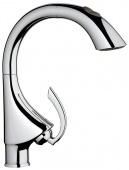 Смеситель для кухни GROHE K4 с выдвижным изливом/лейкой, 33782000 — фото, характеристики, купить в CLIMBO