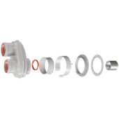 RCA-8080-250002 Адаптер моноблочный универсальный для перехода на двухтрубную систему 80/80 — фото, характеристики, купить в CLIMBO